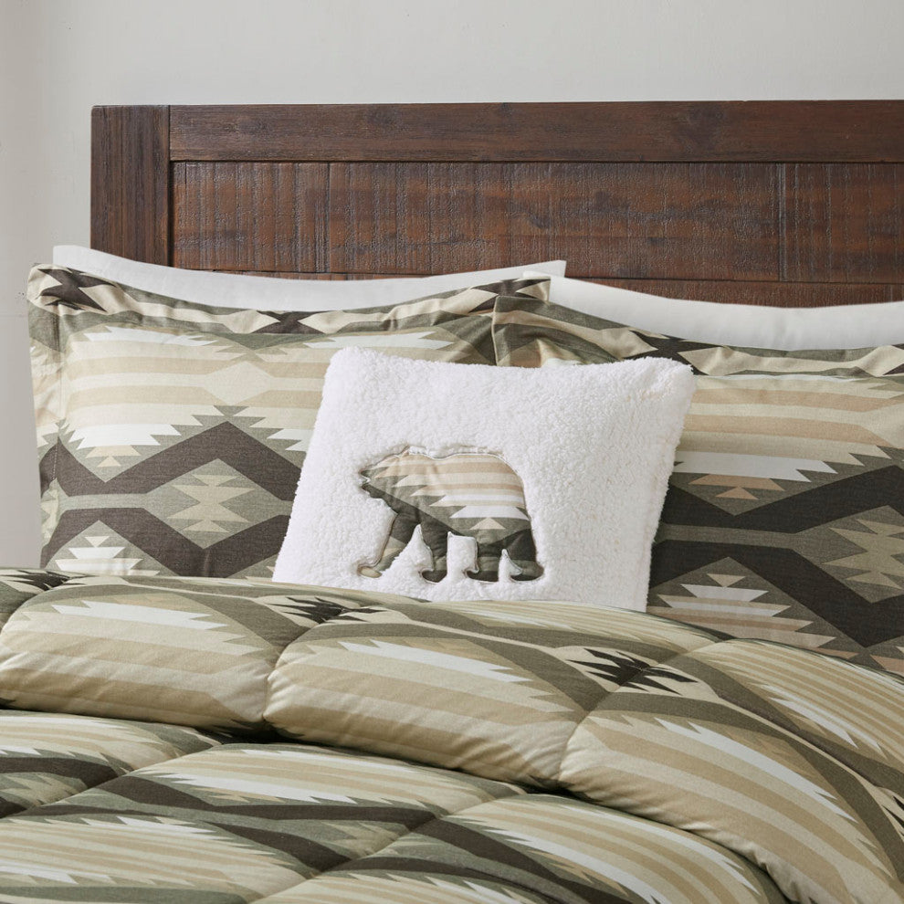 Woolrich Emmet Creek Down Alternative Comforter Set With Throw Pillow
