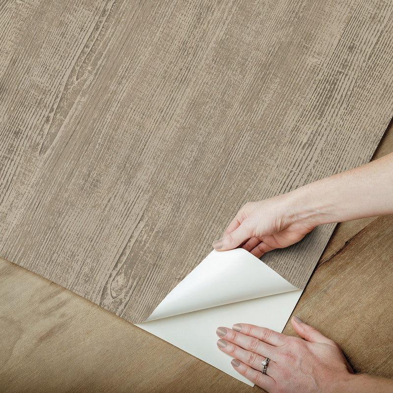 Dimensional Natural Wood Peel & Stick Wallpaper