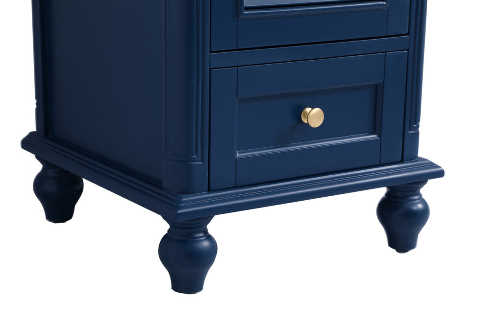Home Living 19" Single Bathroom Vanity, Blue