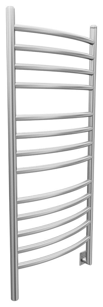 Ancona Svelte Hardwired Towel Warmer, Brushed Stainless Steel