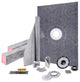 VEVOR Shower Curb Kit, Watertight Overlay With 4" Offset Bonding Flange, 38"x60"