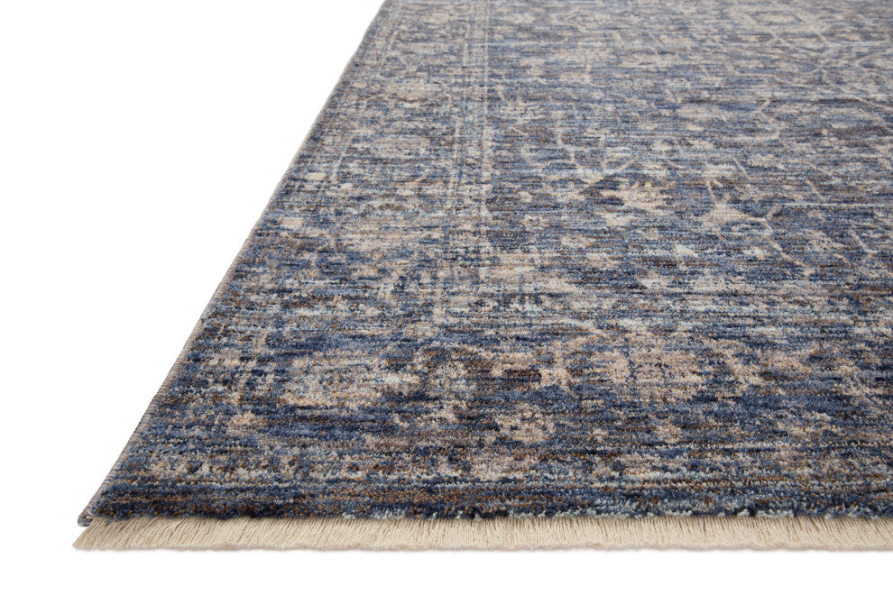 Loloi II Sorrento Midnight/Natural 18"x18" Sample Rug