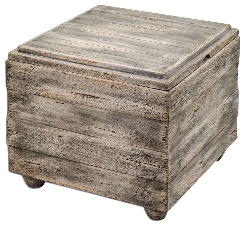 Uttermost Avner Wooden Cube Table