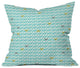 Heather Dutton Take Flight Aqua Outdoor Throw Pillow