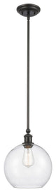 Innovations 341-1S-BK-G124-10 Concord 1 Light 10" Mini Pendant, Matte Black