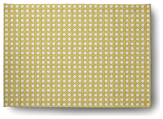 Rattan Geometric Indoor/Outdoor Rug