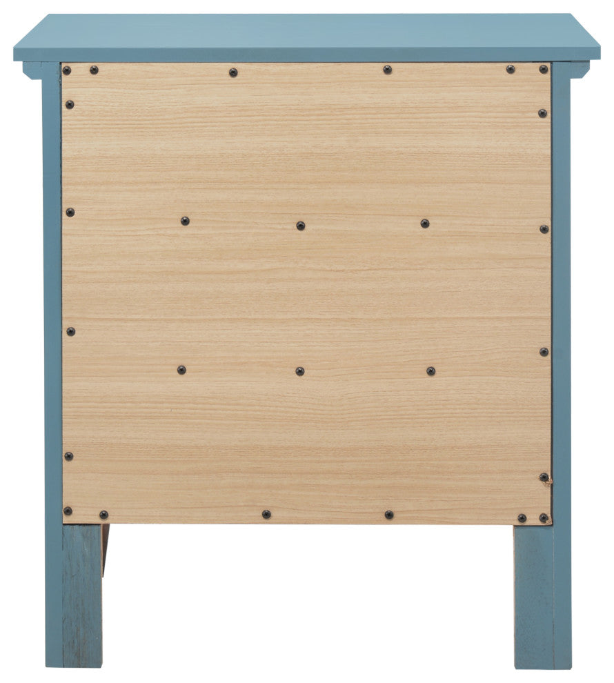 Whitley 3-Drawer Nightstand, Teal