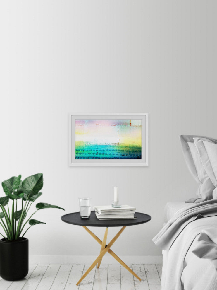 "Beach Light" Framed Painting Print, 24"x16"