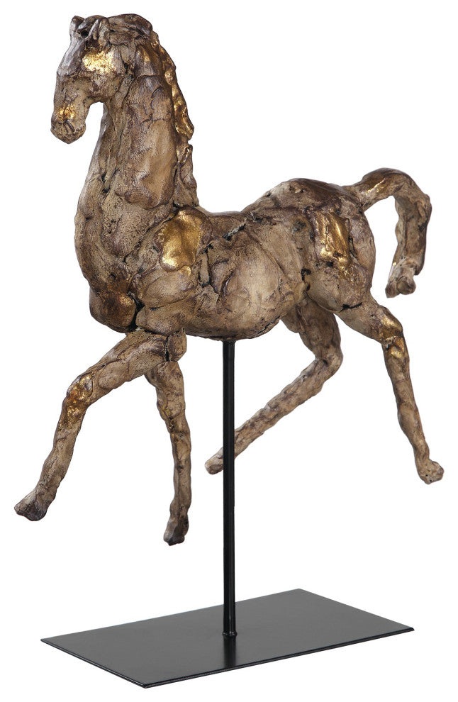 Uttermost Caballo Dorado Horse Sculpture