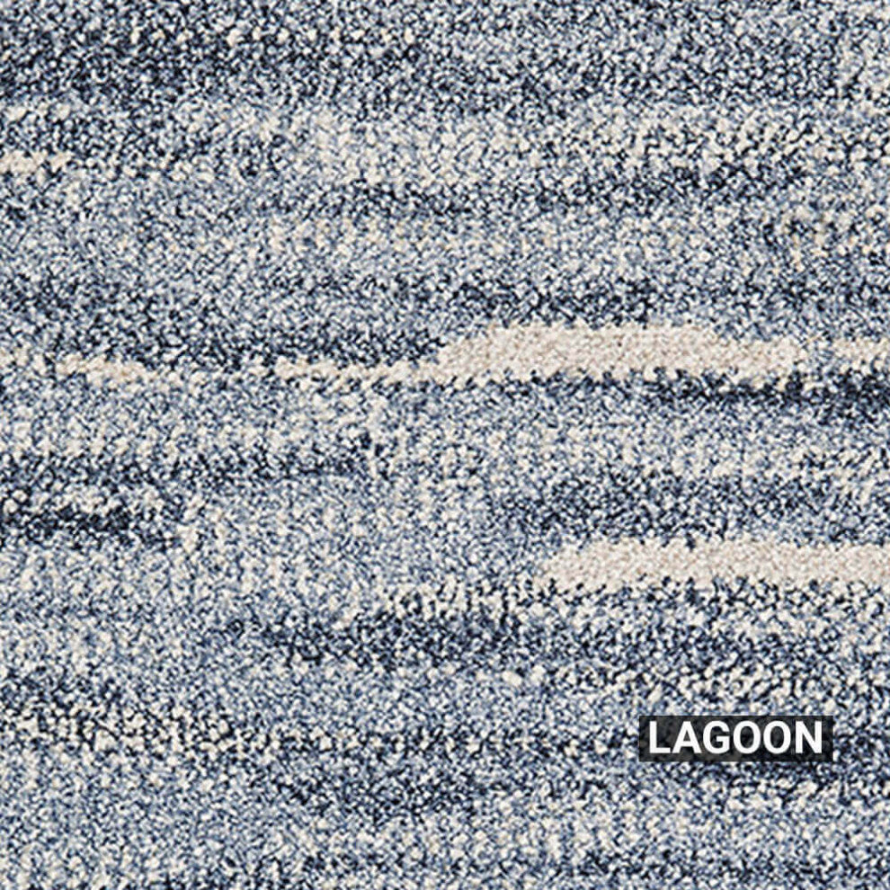 Lake George Contemporary Area Rug Collection, Lake George, Lagoon, 4x10