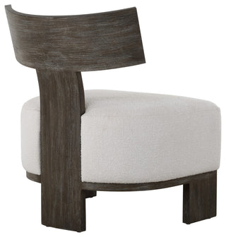 Uttermost - 23833 - Accent Chair - Finlay - Dark Walnut