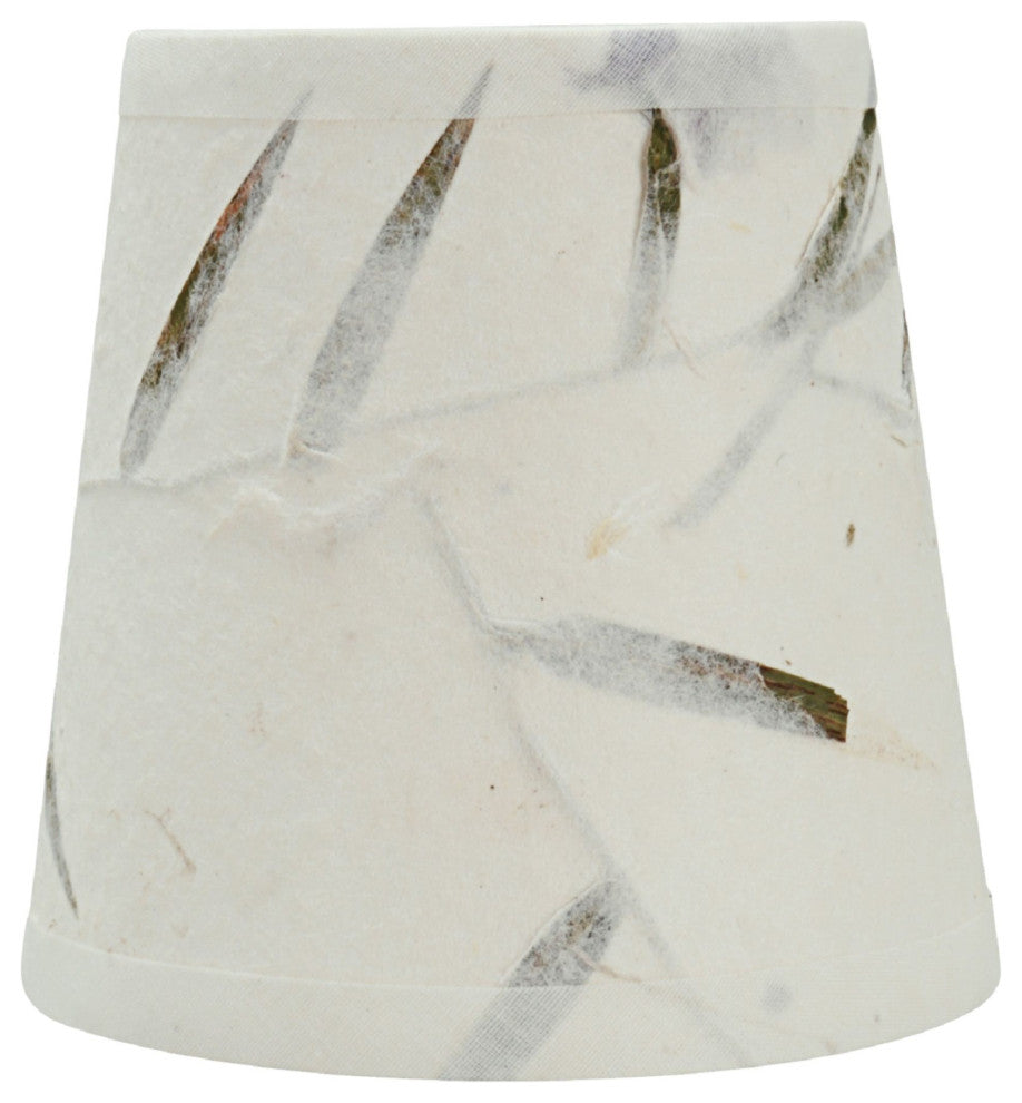 Aspen Creative 32720-X Hardback Empire Clip-On Lamp Shade Off White 3" x 4" x 4"