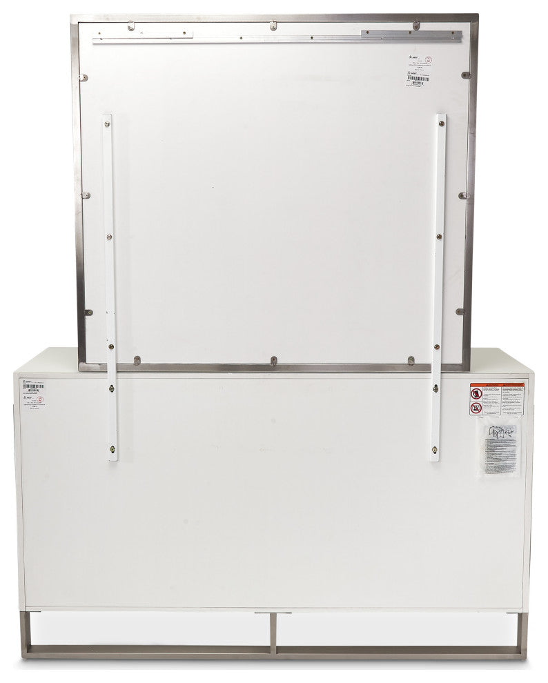 Marquee Dresser with Mirror - Cloud White