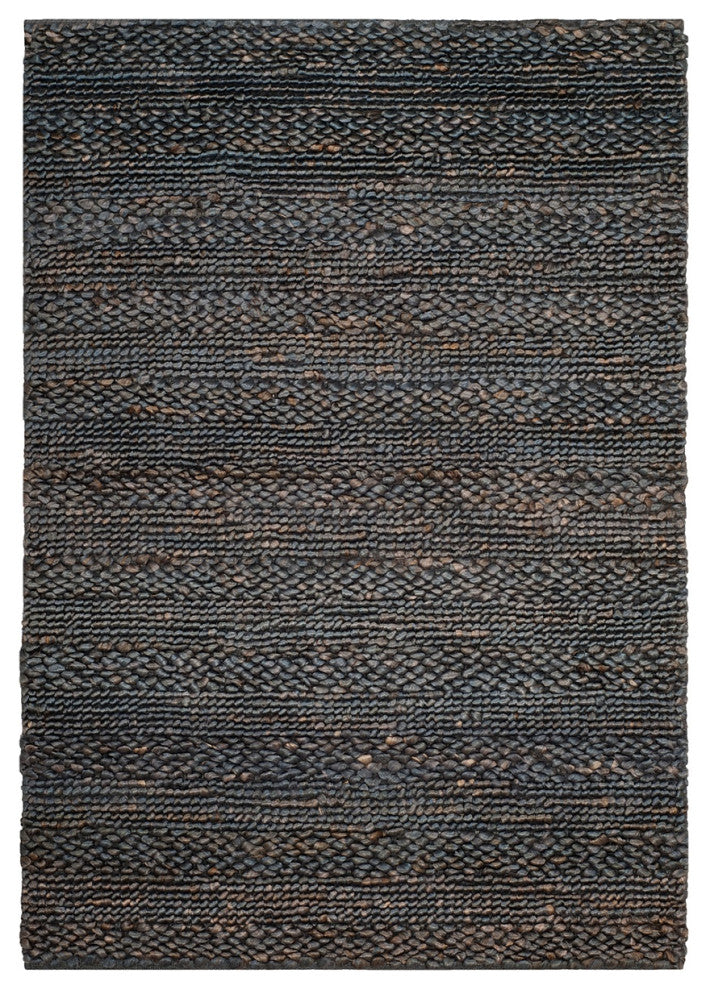 Safavieh Natural Fiber Nf212G Striped Rug, Grey, 2'3"x6'0" Runner