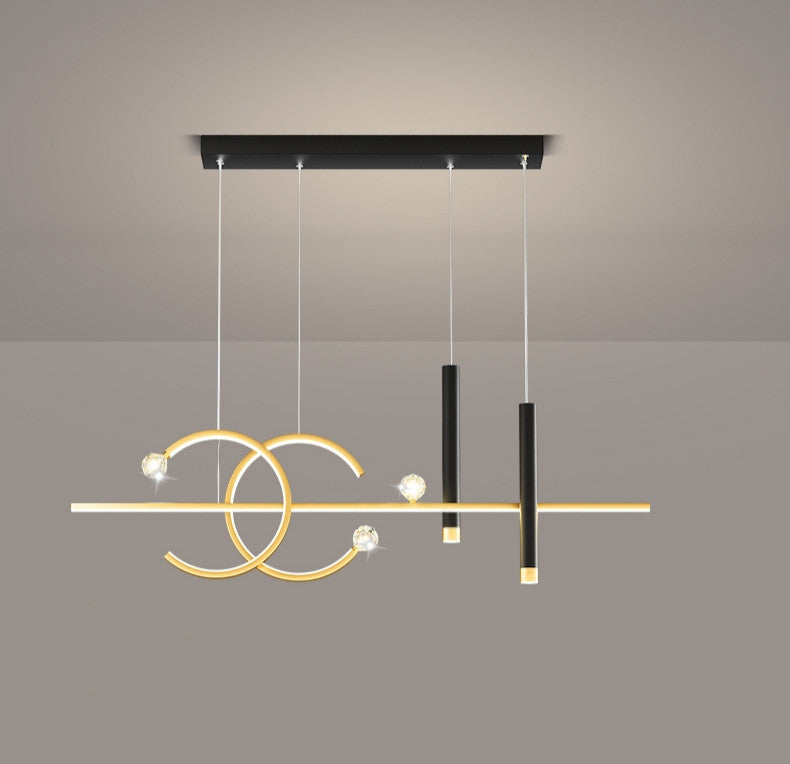 Andermatt | Pendant Light in a Nordic style for Dining Room, Golden, Warm Light