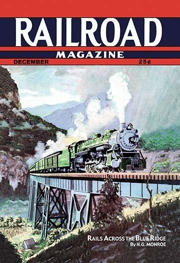 Railroad Magazine: Rails Across the Blue Ridge, 1943- Gallery Wrapped Canvas Art