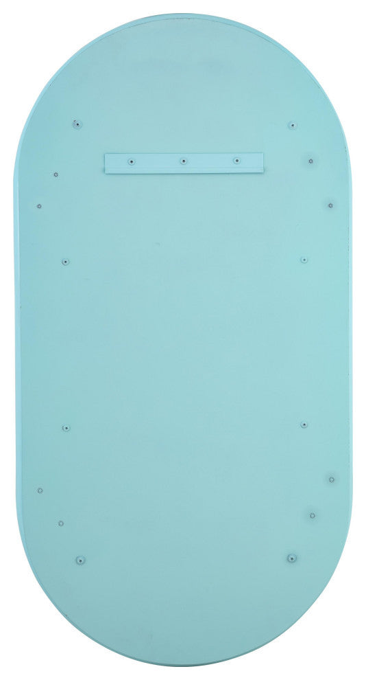 Neon Wall Mirror in Blue