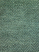 Fine Chobi Birsen Grey-Green/Ivory Rug, 9'11 x 13'3