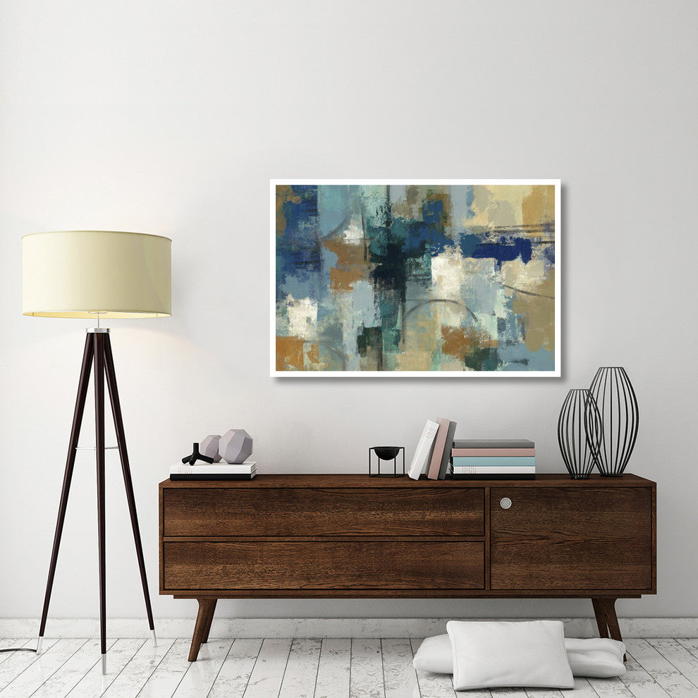 "Jasper Lagoon" Digital Paper Print by Silvia Vassileva, 50"x34"
