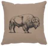 Image Pillow 16x16 Buffalo Cotton Alabaster