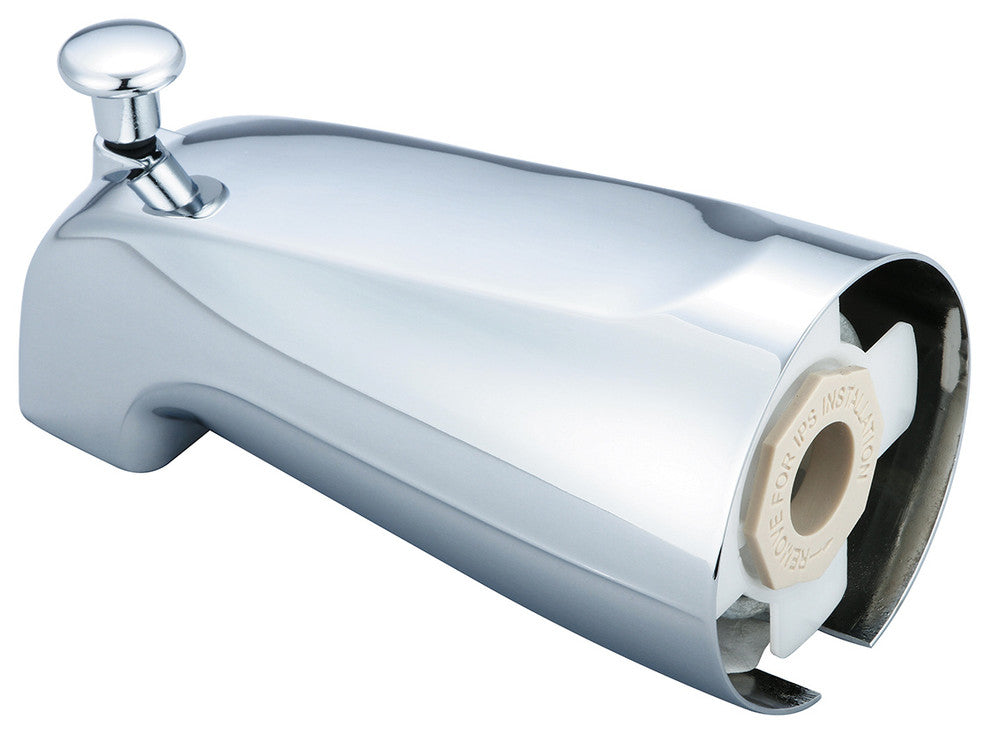 Combo Diverter Tub Spout, Polished Chrome