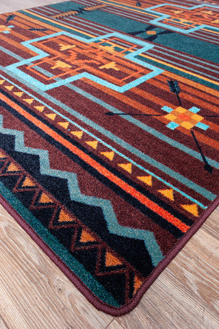 Brazos OKA Sunset Area Rug, 3'10"x5'4"