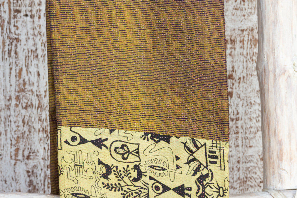Charming Silk Kantha Scarf