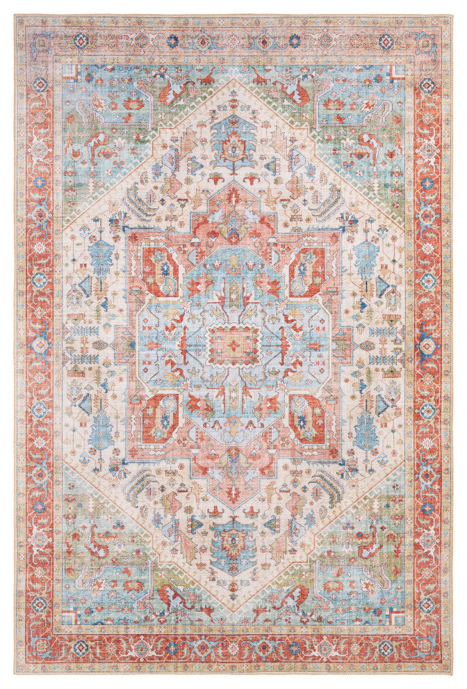 Iris IRS-2314 Traditional Light Beige 5'x7'6" Area Rug