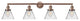 Innovations Lighting 215-Ac-S-G42 4 Light 43.75" Adjustable Bathroom Fixture