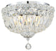 Crystorama Roslyn Four Light Ceiling Mount ROS-A1004-CH-CL-MWP