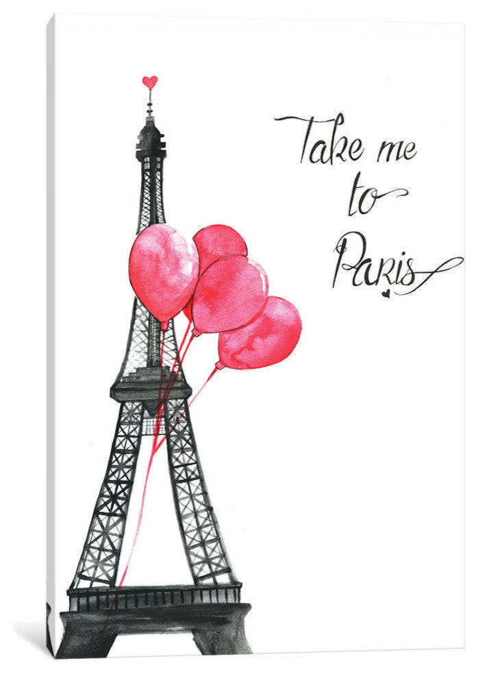 "Take Me To Paris" by Rongrong DeVoe, 18x12x1.5