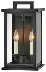 Weymouth Small Wall Mount Lantern in Black