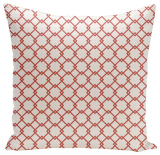 Holiday Brights Collection Geometric Pillow, Bulb, 20"x20"