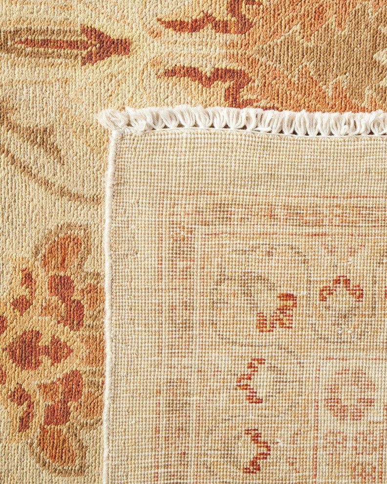Octavia, One-of-a-Kind Hand-Knotted Area Rug Ivory, 8'2"x10'4"
