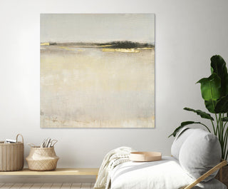 "Embellished Subtle Scape I" Fine Art Giant Canvas print 54"x54"