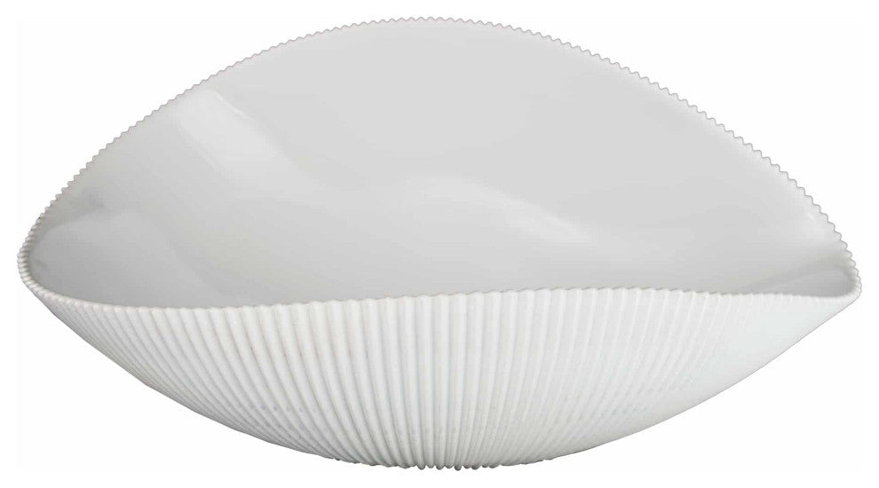 Amalfi Murano Glass Bathroom Sink, Bianco