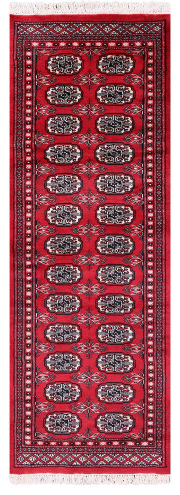 Runner Silky Bokhara Handmade Wool Rug 2' 1" X 5' 10" - Q13824