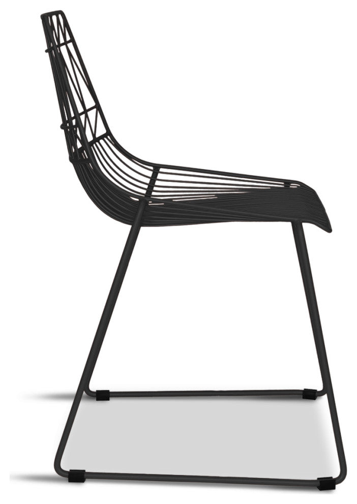 Ace 7 Piece Dining Set, Matte Black