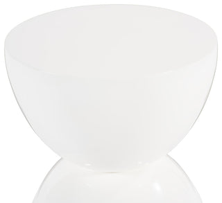 Totem Stool, White Gel Coat, Small