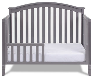 Kali 4-in-1 Convertible Crib, Gray, No Changer
