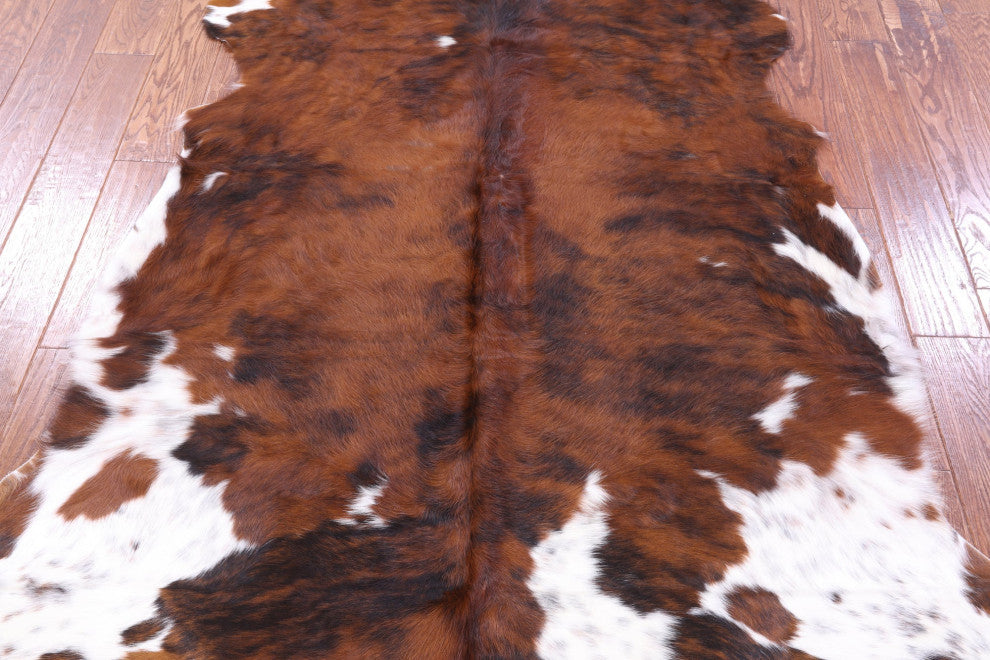 6' 9" X 5' 7" Natural Cowhide Rug C2221