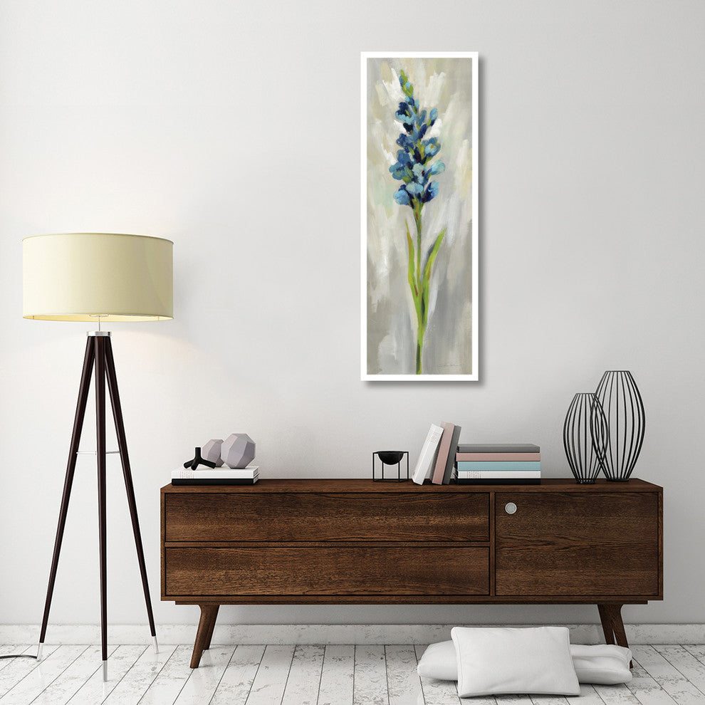 "Single Stem Flower I Crop" Digital Paper Print by Silvia Vassileva, 20"x56"
