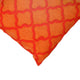 Visions I Crochet Tile Indoor/Outdoor Pillow, Orange, 20" Square