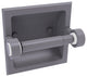 Pacific Grove Recessed Toilet Paper Holder, Matte Gray