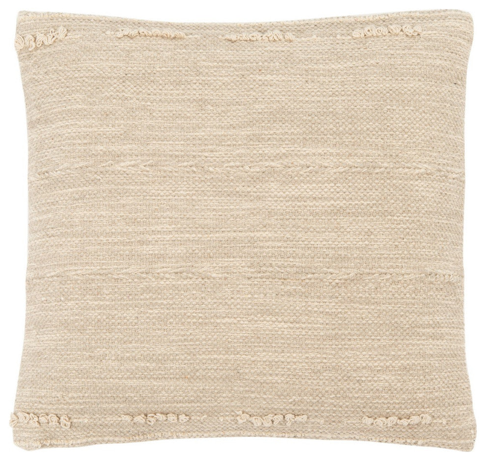 Safavieh Nikola Pillow Silver 18" X 18"