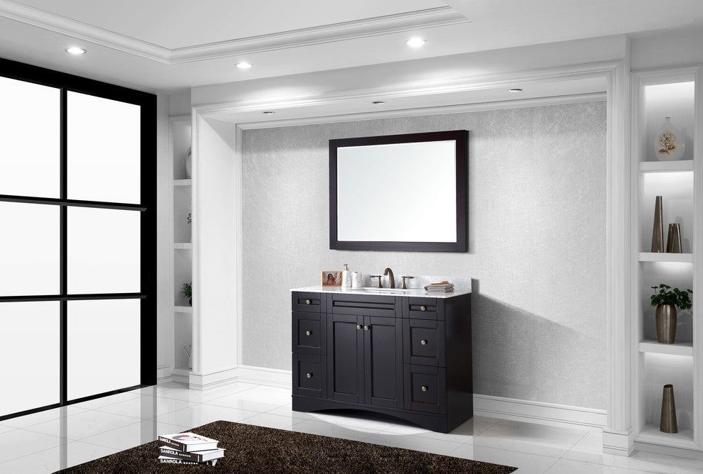 Elise 48" Single Bathroom Vanity Set, Espresso