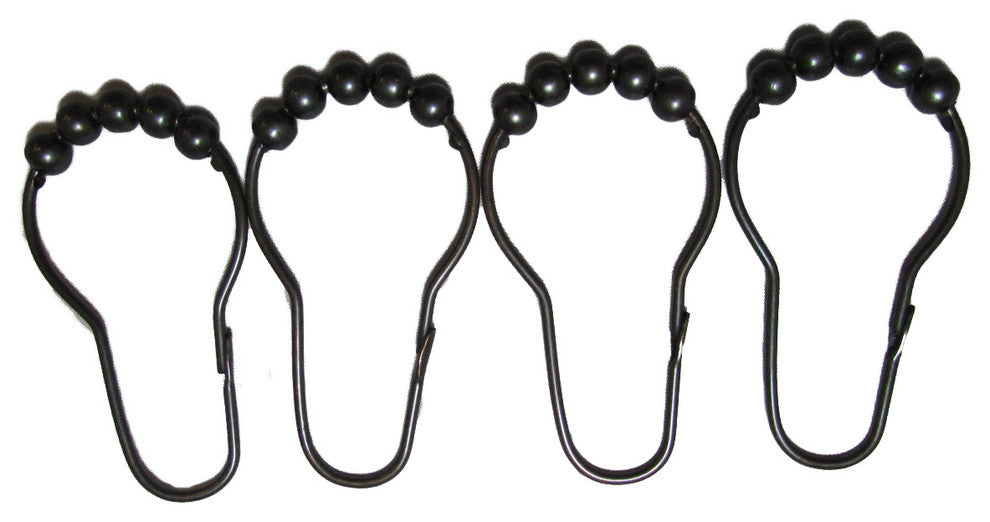 Arista Steel Shower Ring Set, Oil Rubbed Bronze