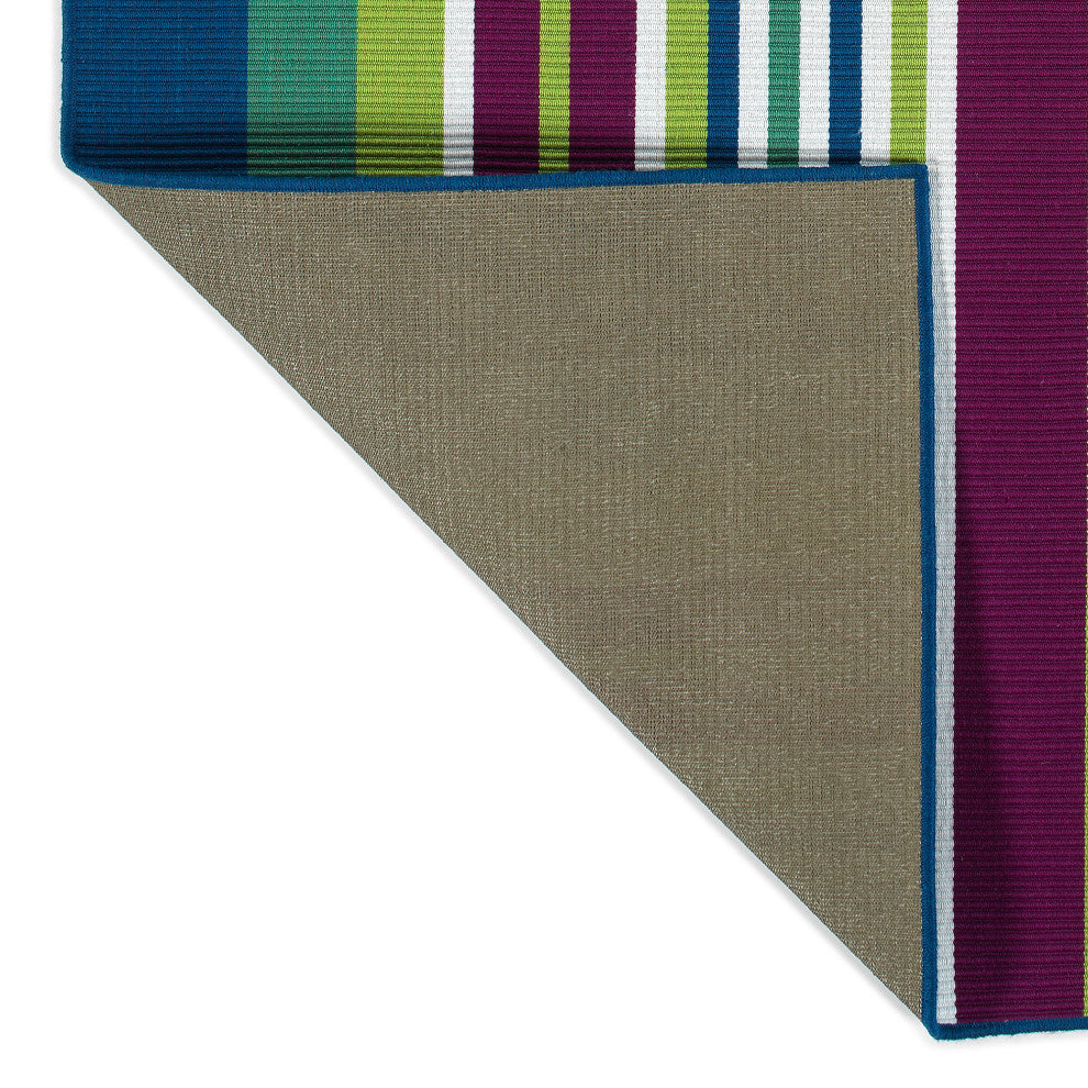 Voavah Plum 5' x 7'6" Rectangle Area Rug