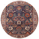 Ahgly Company Indoor Round Mid-Century Modern Area Rugs, 6' Round