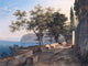 Heinrich Carl Reinhold Terrace of the Capucin Priory in Sorrento Wrapped Canvas